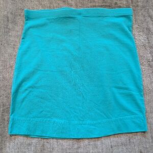 H&M Body Con Mini Tube Skirt Teal Size XS